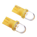 T10 0.2W Jaune oule LED pour la voiture 12V