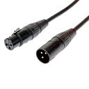 XLR male femelle cable noir pour Microphone KTV 05 M