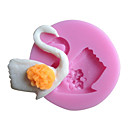 1PCS cygne en forme de  en silicone pour le gateau