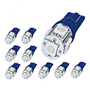8 x 194 168 2825 T10 5 SMD LED de voiture bleue Lumieres Bulbby britelites
