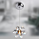 20w lumiere pendante en forme de fleurs de cristal base de lampoule G4