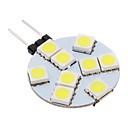 G4 2W 9x5050SMD 100-150LM 5500-6500K White Light ampoule LED Spot  12V 