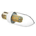 E27 6W 102x3528SMD 520-550LM 3000K lumiere blanche chaude Bougie ampoule LED 220-240V