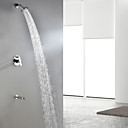 saupoudrer  contemporaine finition chromee pluie mural robinet de douche