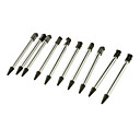 10 pieces en metal Stylus extensible pour Nintendo 3DS