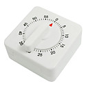 En plastique blanc de forme carree de 55 minutes de cuisson minuterie de cuisine pour cuisson