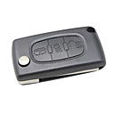 3-Button flip coquille principale distance pour Peugeot Citroen aucun logo