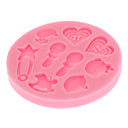 3d bebe fondant gateau  en silicone de qualite alimentaire bonbons chocolat savon  ustensiles de cuisson  couleur aleatoire 