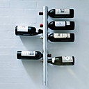 63cm Hauteur contemporaine en acier inoxydable Creative Wine Rack