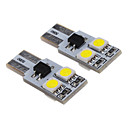 oule pour voiture 12V T10 1W 4x5050SMD 70-90LM 6000-6500K lumiere blanche LED