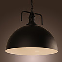 60W lumiere pendante moderne avec Black Shade dans lhemisphere et chaine de modele dusine