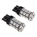 2pcs T20 7443 27x5050SMD 100-250LM Red Light oule LED pour la voiture 12V