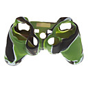 Etui en silicone pour Sony PS2 PS3 Controller Camouflage