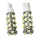 2X T10 oule LED 3528 SMD Pure White Side Car Wedge Le 12V Tail Light