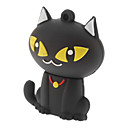 8G chat mignon USB Flash Drive Noir  Blanc