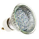 GU10 1W 21-LED 80LM 6000K lumiere blanche fraiche ampoule LED spot  220-240V 