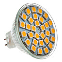 MR16 5W 30x5050SMD 280-300LM 3000K Blanc Chaud ampoule spot LED 12V