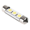 39mm 3 5050 SMD LED de voiture blanche de feston de dome de lumiere de lecture le interieure Decode