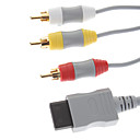 6Ft AV Composite Cable  Wii HDMI 3.5mm Audio Converter pour Nintendo Wii Nouveau