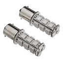 2pcs 1156 18x5050SMD 80-100LM Red Light oule LED pour la voiture 12V