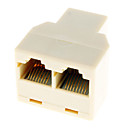 RJ45 de 1 2 LAN Network Cable Y Splitter Extender plug