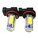 H11 7.5W High Power LED devises constantes DC 10v-24v Cree Blanc phare de brouillard de LED doule 1 paire