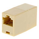 RJ45 femelle femelle adaptateur Beige