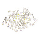 4 Different Light White LED Light Emitting Diodes  3-3.2V 40pcs 