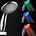 Fini Chrome 3 campouleurs LED douche main