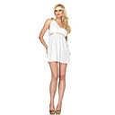 Athena asymetrique Toga Costume Blanche Polyester robe de femmes deesse