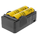 TangsFire 3800mAh 18650 Li-ion rechargeable avec chargeur jaune