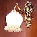 Bathroom Wall Light une lumiere verre classique en metal peinture