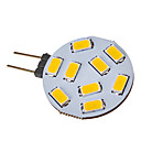 G4 2.5W 9x5730SMD 120-150LM 2800-3000K chaud ampoule LED lumiere blanche Spot  12-24V 