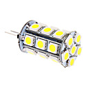 G4 5W 24x5050SMD 370LM 5500-6500K fraiche ampoule blanche LED de mae