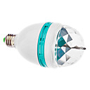 Son Actived E27 3W RGB LED Full Color gyrophare pour l etape de partie de disco  85-260V 