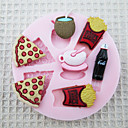 Moule de silicone de cafe Parti Fondant Moules sucre Craft Outils Moule Chocolat pour les gateaux