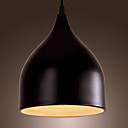 contemporaine 1 pendentif lumiere creatrice avec abat-jour noir