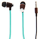 V-FW102A anti-radiation stereo en bois ecouteurs In-Ear avec micro pour MP3 MP4 telephone mobile