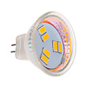 MR11 3W 6x5630SMD 270LM 2500-3500K chaud ampoule LED lumiere blanche Spot  12V 