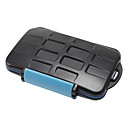 JJC MC-2 anti-choc carte memoire Waterproof Case dur de stockage 4 CF 8 SD