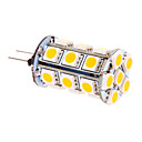 G4 5W 24x5050SMD 370LM 2500-3500K chaud ampoule LED lumiere blanche de mae