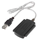 USB 2.0 vers IDE SATA 2.5 3.5 Hard Drive Converter Cable 05 M