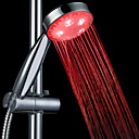 une note abs chrome changement de campouleur tete de douche LED hanldheld