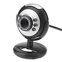 5.0 megapixel 180 degres tournant USB vision nocturne Drive-libre Webcam avec microphone Buil-