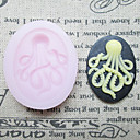 Fleurs un Moule en silicone trou Inkfish Fondant Moules sucre Craft Outils de resine Moules Moules pour gateaux