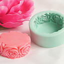 Rose fleur Handmade Soap silicone  gateau  chocolat Moule