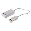 USB 2.0 externe virtuel 7.1 canaux audio Sound Adapter Card Cable Convertisseur