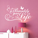 Mots Belle Life Wall Stickers