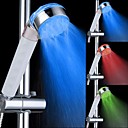 LED Changement de campouleur Top pulverisation de douche la tete de douche de salle de bain