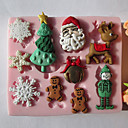 Chocolat de Noel flocon de neige silicone  Fondant  Sucre Mold